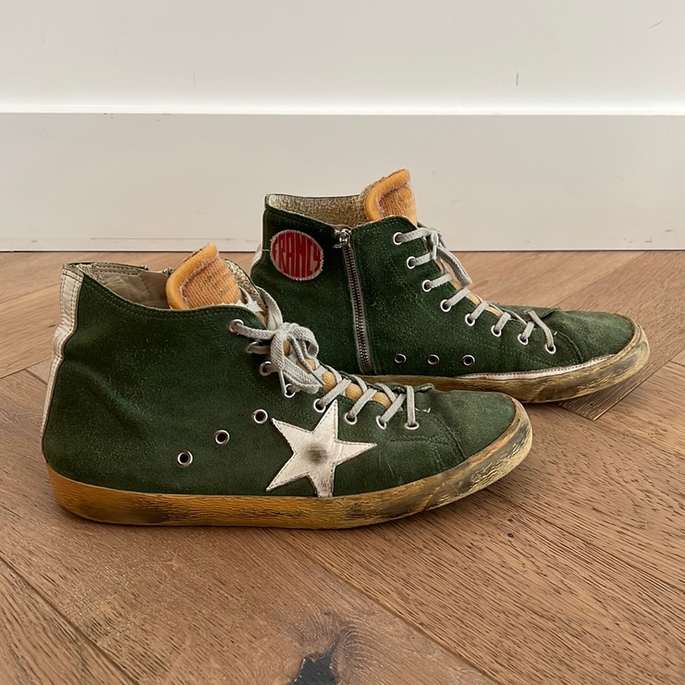 Golden Goose Francy - 11 44 Green Suede